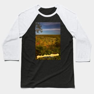 Gardeau Overlook Letchworth State Park New York Baseball T-Shirt